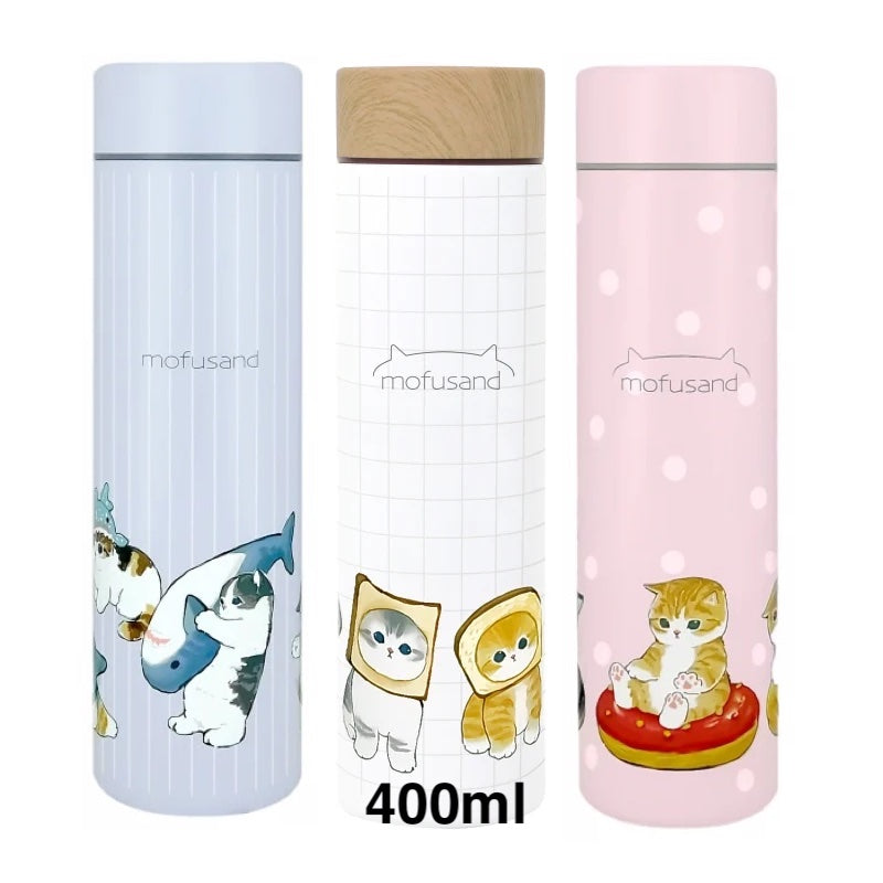 大人氣 mofusand(貓福珊迪) 400ml 不銹鋼瓶 (保溫/保冷)