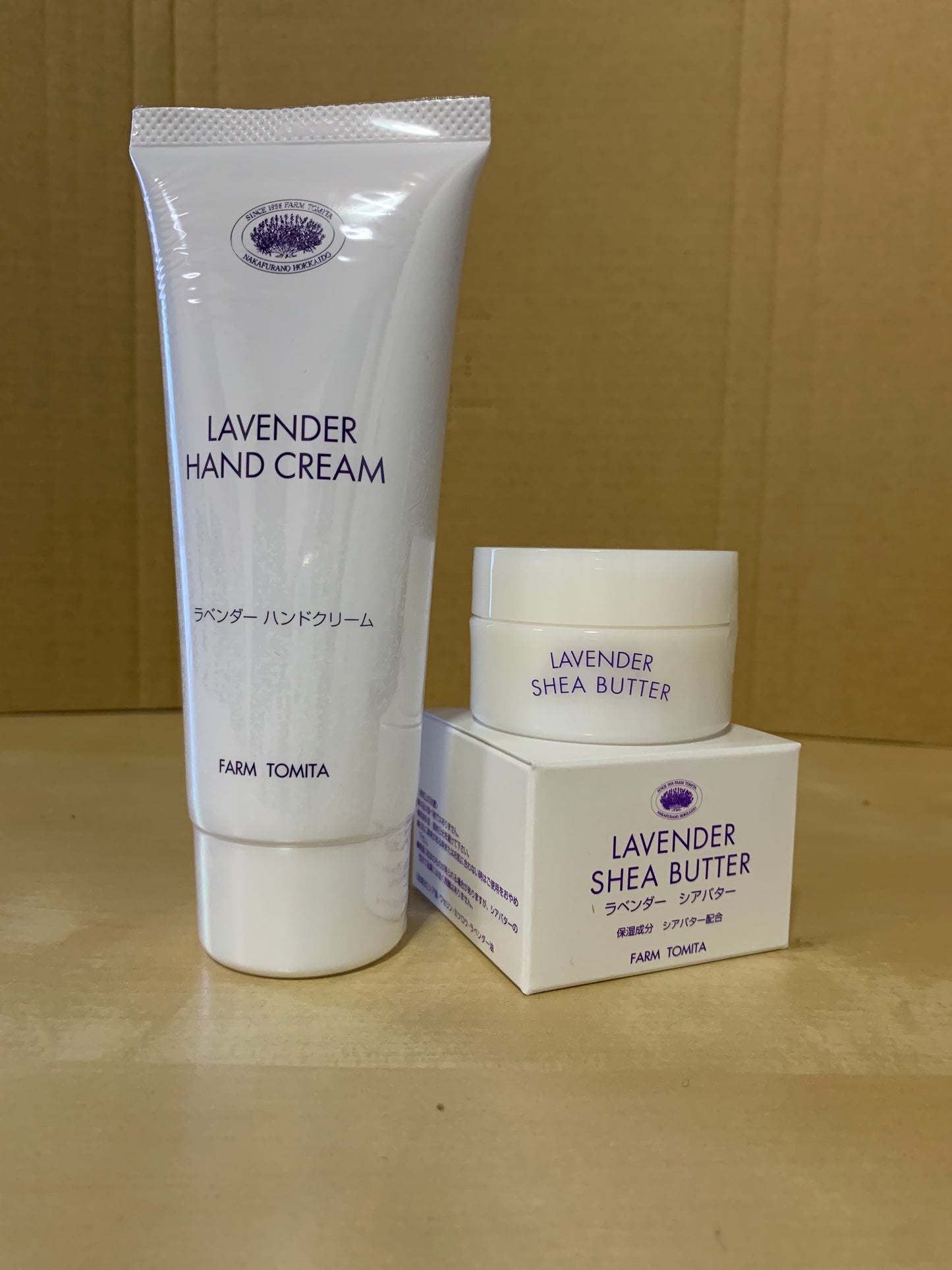 北海道富田農場薰衣草 Shea Butter 26g+富田農場薰衣草 Hand Cream 100g