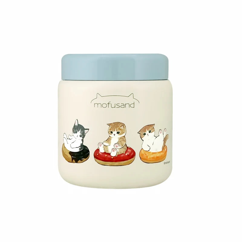 大人氣 mofusand(貓福珊迪) 300ml Stainless Soup Pot (保溫/保冷)