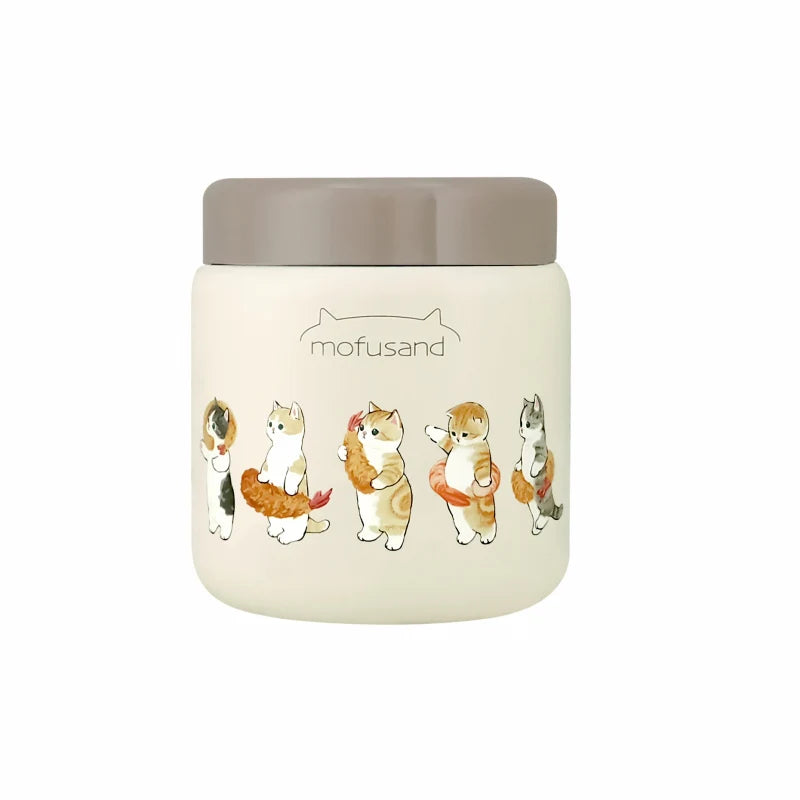 大人氣 mofusand(貓福珊迪) 300ml Stainless Soup Pot (保溫/保冷)