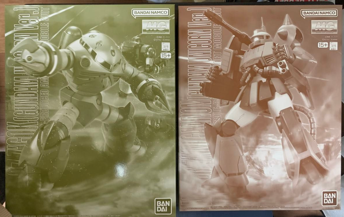 MG 1/100 扎古加農 & 魔蟹【獨角獸彩色版】BANDAI