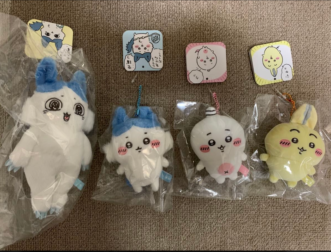 Chiikawa ちいかわ パラレルワールド！？ ぷちミニマスコット (4点セット)